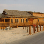 Roof thatching at Jebel Ali